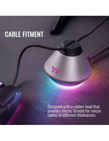 Soporte para Ratón Thermaltake Argent MB1 RGB Gris Espacial