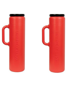 Contenedor de Señales de Seguridad Rojo Genérico - 2 Unidades