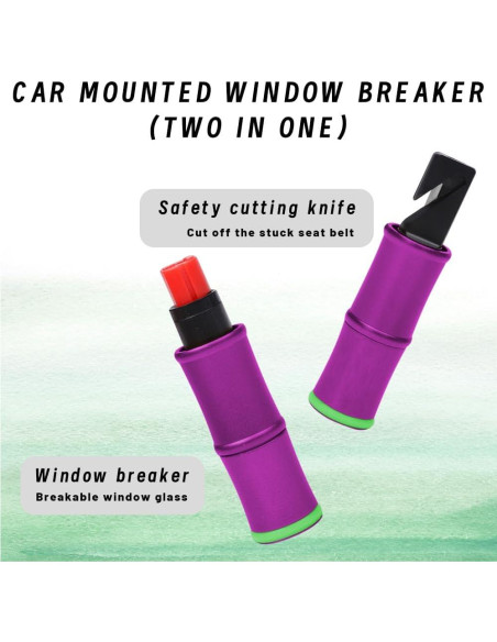 Martillo de Seguridad CHRYMUM 2 en 1 para Automóviles