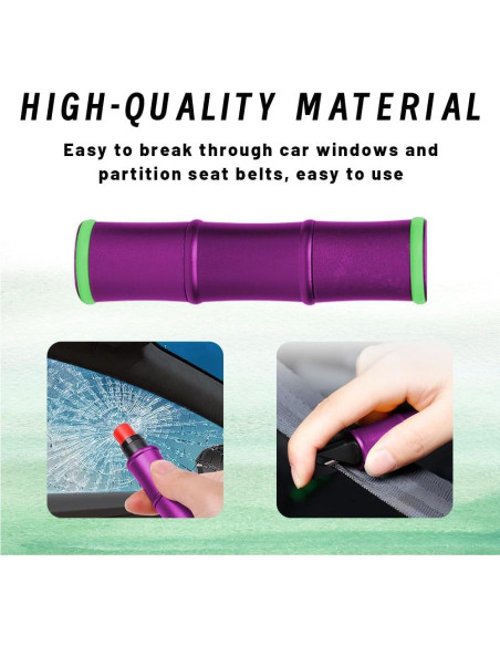 Martillo de Seguridad CHRYMUM 2 en 1 para Automóviles