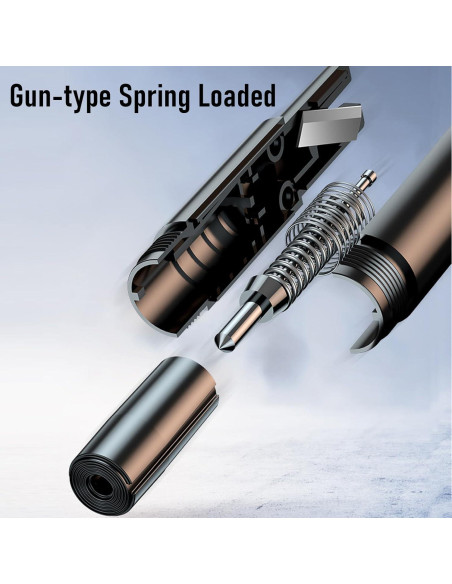 Juego de 2 Martillos de Seguridad QWEZOTUY J8 para Cristales