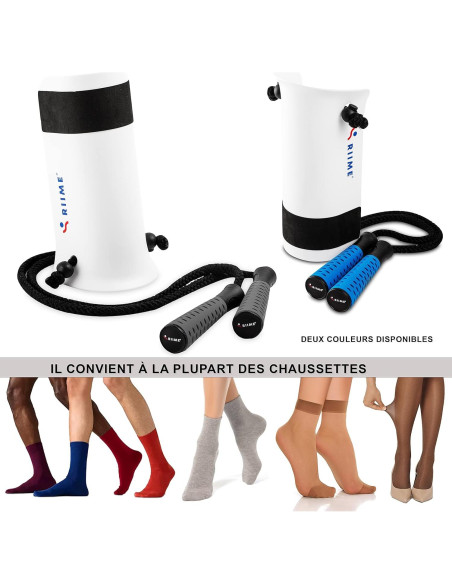 Ayuda para Ponerse Calcetines Ergonomica riime - Gris