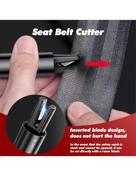 Martillo de Seguridad Rompe Cristales Vunpok con Cortador