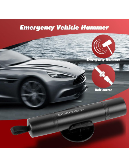 Martillo de Seguridad Rompe Cristales Vunpok con Cortador