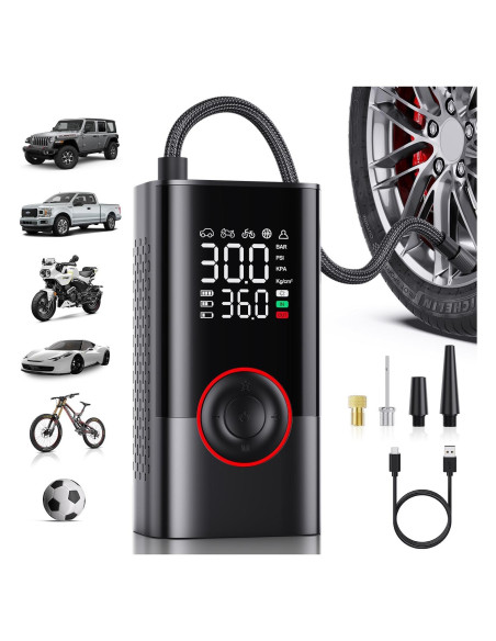 Compresor de Aire Portátil Motorenbau Bomba Inalámbrica 150PSI