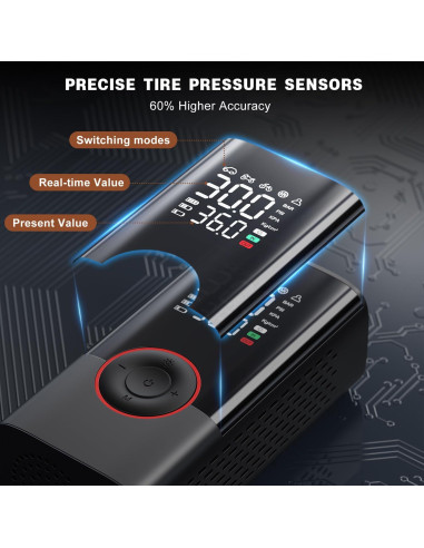 Compresor de Aire Portátil Motorenbau Bomba Inalámbrica 150PSI