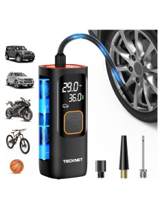 Compresor de Aire Portátil TECKNET 20000mAh 160PSI para Coche
