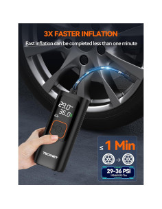 Compresor de Aire Portátil TECKNET 20000mAh 160PSI para Coche 2