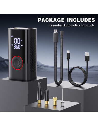 Compresor de Aire Portátil Motorenbau Bomba Inalámbrica 150PSI