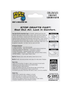 Cinta de Sellado Flex Seal Transparente 5 cm x 4.88 m 2