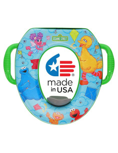 Asiento de Inodoro Suave Sesame Street Vamos a Volar una Cometa