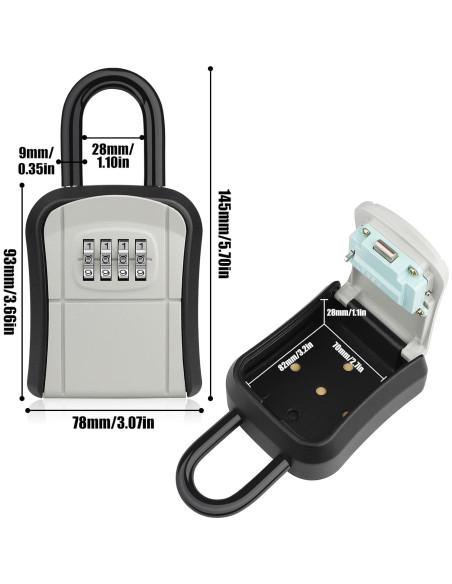 Caja de Llave Diyife con Combinación 4 Dígitos Impermeable