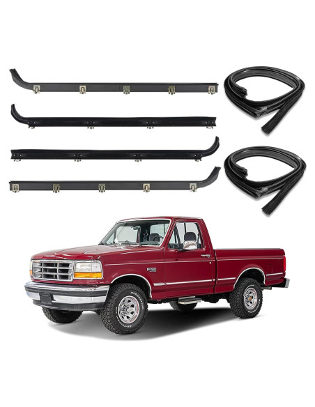 Kit de Burletes para Ventanas Ford F150 F250 F350 Bronco 1987-1997