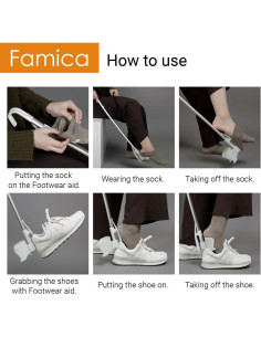 Ayuda para Poner Calcetines Famica - Dispositivo Ergonómico 2