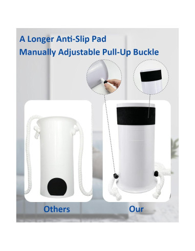 Ayuda para Ponerse Calcetines Osanchan Básico con Almohadilla Antideslizante