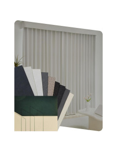 Cortina Eléctrica Motorizada Yoolax - Muestra de Tela Oscura