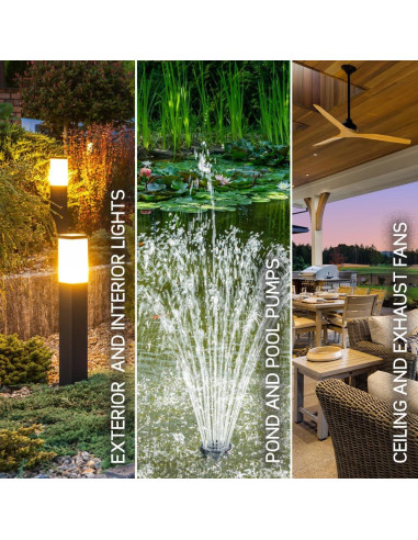 Interruptor Programable Astronómico Leviton VPT24-1PZ Blanco