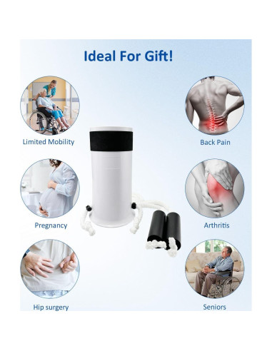 Ayuda para Ponerse Calcetines Osanchan Básico con Almohadilla Antideslizante