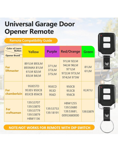 Control Remoto para Puerta de Garaje LiftMaster 893Max