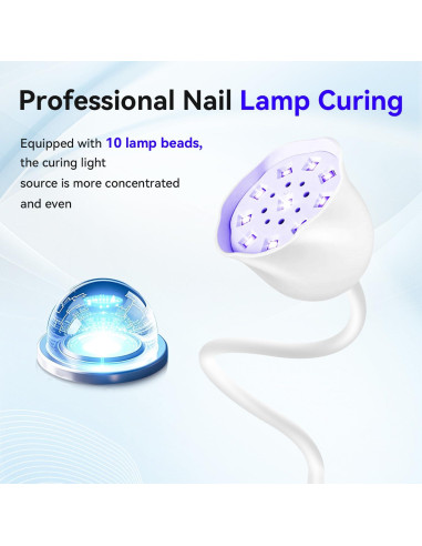 Lámpara de Uñas LED Inalámbrica JODSONE 30W Portátil Blanca