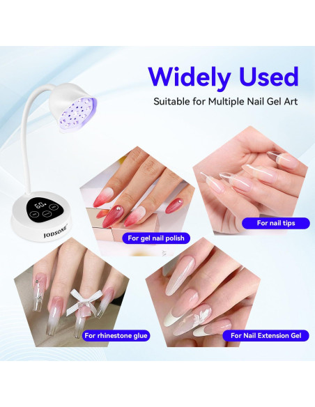 Lámpara de Uñas LED Inalámbrica JODSONE 30W Portátil Blanca
