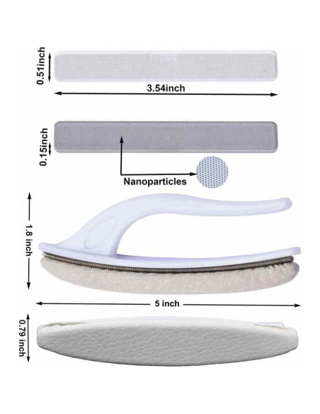 Kit de Pulido de Uñas Naturales beUakso con Lima de Vidrio y Chamois Kit de Pulido de Uñas Naturales beUakso con Lima de Vidrio y Chamois
