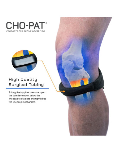 Correa Patelar Cho-Pat Grande para Rodilla - Alivio Dolor y Soporte