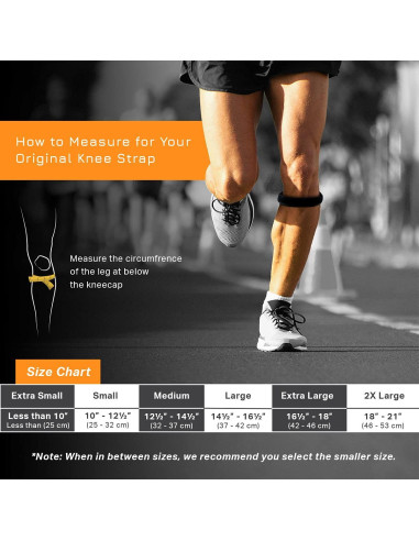 Correa Patelar Cho-Pat Grande para Rodilla - Alivio Dolor y Soporte