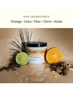 Gel Eliminador de Olores Fresh Wave Naranja 425 g - Natural y Seguro 2