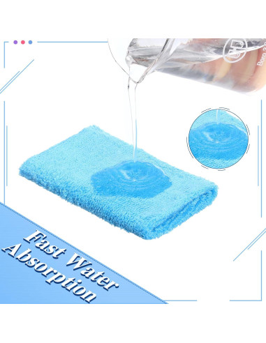 Muñequera de Sudor Lenwen 24 Pcs Color Neón 10x8 cm