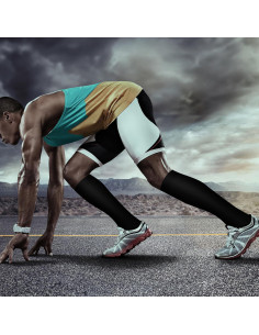 Calcetines de Compresión de Cobre QUXIANG 15-20 mmHg (8 Pares) 2