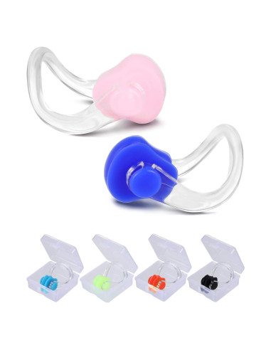 Clip de Nariz Impermeable Yaomiao 6 Piezas Silicona para Natación