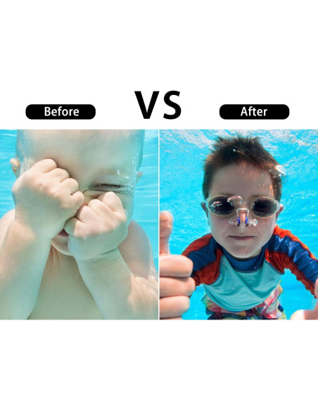Clip de Nariz Impermeable Yaomiao 6 Piezas Silicona para Natación