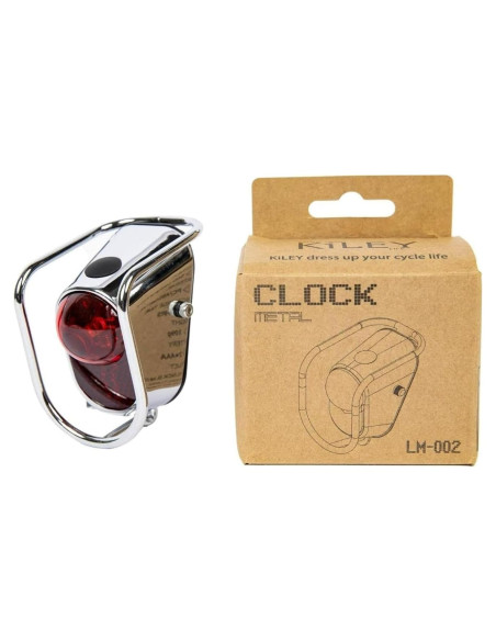 Luz Trasera LED Gazoz Performance Vintage Cromada 150 Lúmenes