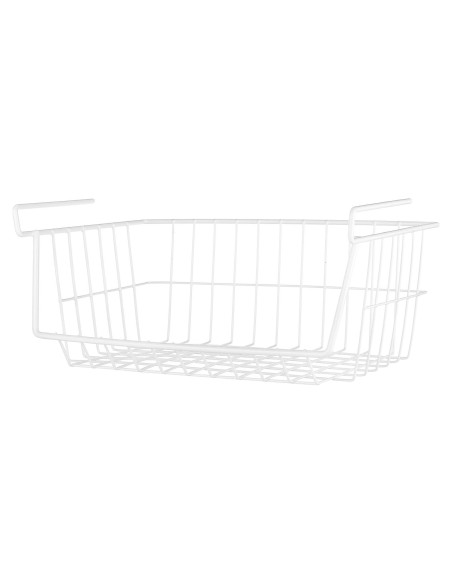 Cesta de Alambre Blanca Whitmor 40.6x25.4x17.8 cm