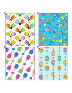 Toallas Deportivas de Microfibra Hosuly - 4 Pcs Dinkball 40x45cm