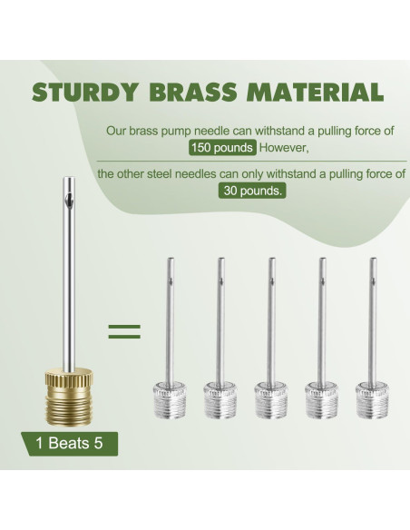 20 Agujas de Bomba de Balón Quadafy con Estuche - Alta Resistencia