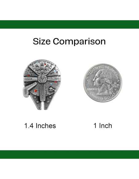 Marcador de Pelotas de Golf ZEETY ZTY-BM-FLCN con Clip