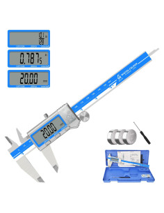 Calibrador Digital ACEMETER 15 cm Pantalla LCD Precisión 0.01 mm