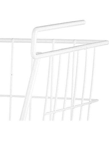 Cesta de Alambre Blanca Whitmor 40.6x25.4x17.8 cm