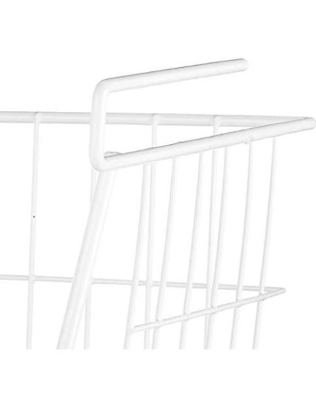 Cesta de Alambre Blanca Whitmor 40.6x25.4x17.8 cm