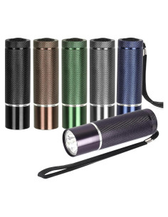 Juego de 6 Linternas LED FASTPRO de Aluminio con Baterías AAA