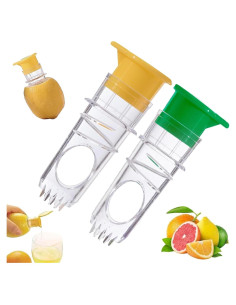 Exprimidor de Limón Manual Genérico con Tapa - 2 Pcs