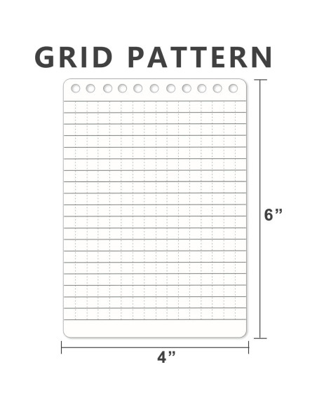 2 Cuadernos Espiral Impermeables WRENBEN A6 10.16x15.24 cm