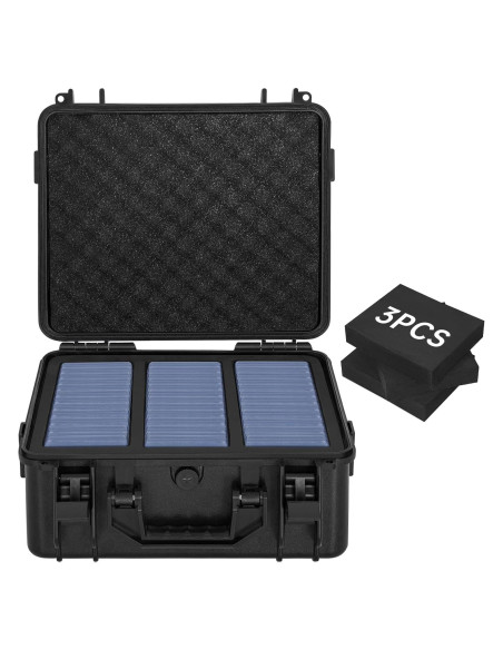 Caja de Almacenamiento WELIDAY para Tarjetas 300 Toploaders