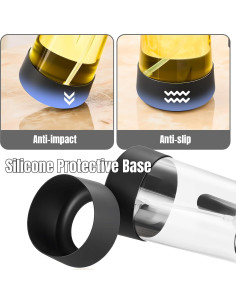 Botella dispensadora de aceite PARACITY 500ML 2 en 1 negro 2