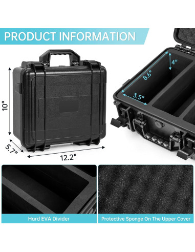 Caja de Almacenamiento WELIDAY para Tarjetas 300 Toploaders