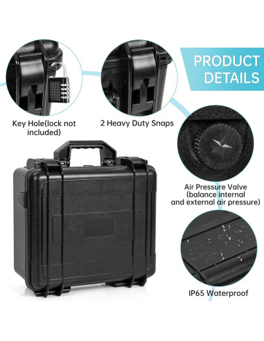 Caja de Almacenamiento WELIDAY para Tarjetas 300 Toploaders