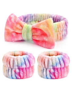 Juego de Diadema y Muñequera Xioldiz - 3 Piezas Microfibra