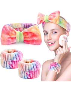 Juego de Diadema y Muñequera Xioldiz - 3 Piezas Microfibra 2